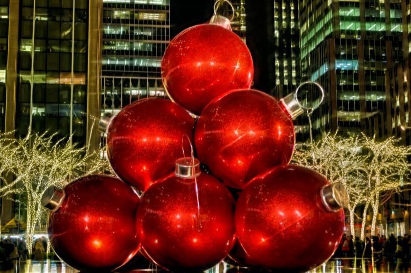 Rockefeller Center At Christmastime